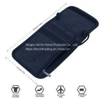 RFID-Blocking Neck Stash Anti-Theft Hidden Wallet