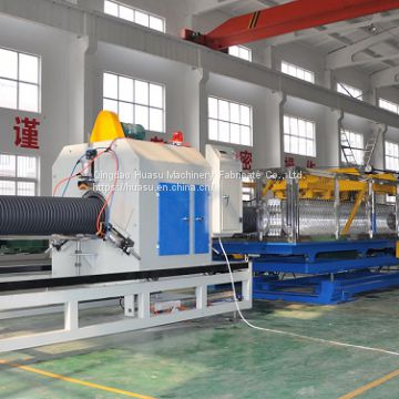 PE Single Wall Corrugated Pipe Machinery