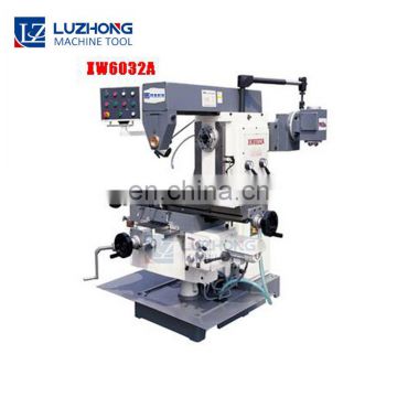 Universal knee Type Milling XW6032 Aluminium Milling Machine With DRO