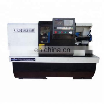 Low Cost Lathe CNC Machines for sale with GSK SIEMENS FANUC Controller CK6136A