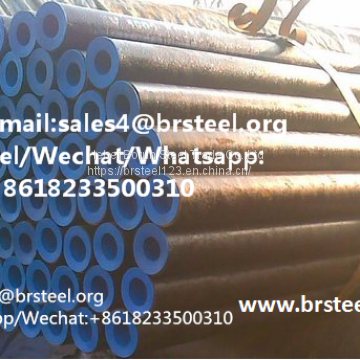 Seamless steel pipe for fluid transfer