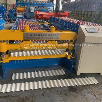 Metal Roofing Sheet Corrugating Sheet Roll Forming Making Machine Cold Galvanizing Line photo-5