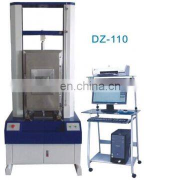 Rubber material high low temperature chamber material tensile strength testing machine