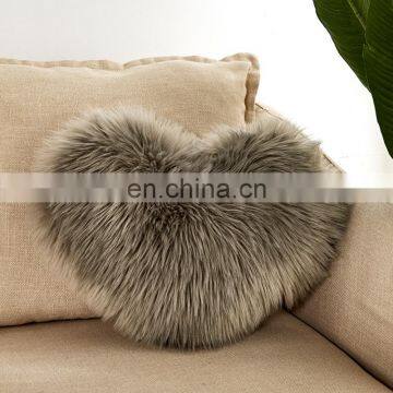 Good quality home decoration Trendy  sheepskin and Comfortable Waist Pillow