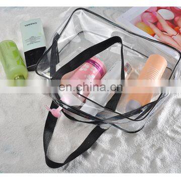 Wholesale Clear PVC Toiletry Bag Set 3 Pcs Gift Cheap Transparent Cosmetic Bag photo-6