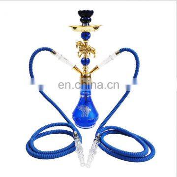 HQP-SY13 HongQiang Arab Hookah Set Wholesale Finished Product Customization Shisha Hookah Glass Hookah Shisha Two Pipes photo-6