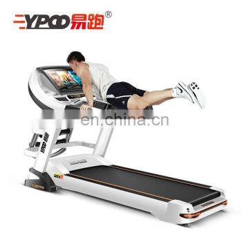YPOO беговая дорожка Trends Fitness с электродвигателем мощностью 2,0 л.с., домашняя беговая дорожка photo-5