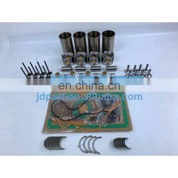 4D32 Engine Overhaul Kit With Bearings Piston Rings Full Gasket Set Liner Valve Kit For Mitsubishi