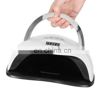 2021 New Arrivals Portable 168W Nail Lamp UV LED Nail Dryer Light for Gel Nail Polish With 4 Timer Setting photo-5