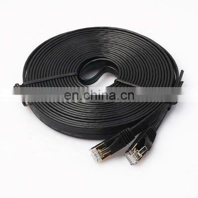 White and Black Yellow Cord Utp Ftp Cat 5 Cat6 Patch Cable photo-5