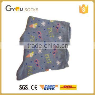 Socks making machine women Socks Winter Warm cotton tube Socks with ice cream cartoon pattern