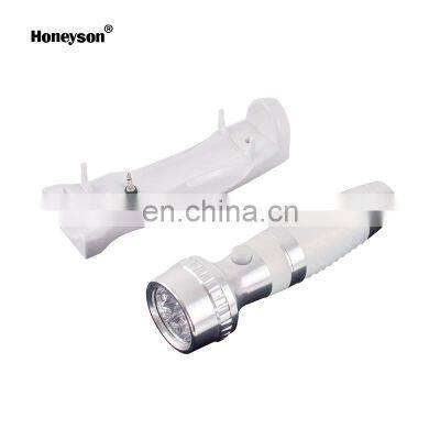 Honeyson hotel wall mounted rechargeable torch led flashlight