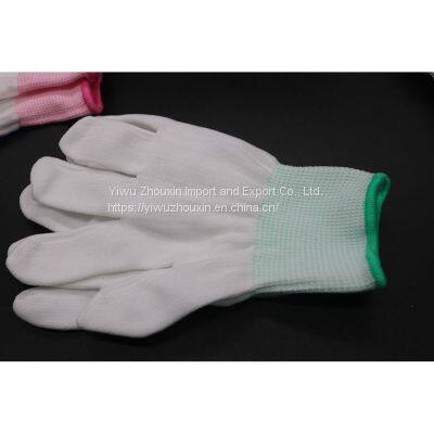 13-pin Nylon Gloves, Thin White Electronic Factory Polyester Glove Embryo in Summer, and Labor Protection Gloves photo-2