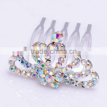 2015 new model FZ-036 Brida wedding hair tiara crown wholesale full diamond