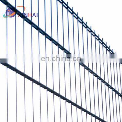 Black Welded Wire Fence Mesh Panel Farm Wire Mesh Fence Double Wire Fence