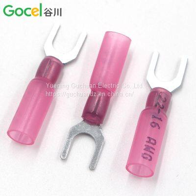 SV Series Fork Terminal U-shaped Wire Lug Copper Nose 1.25-5 Y Cold-pressed Pre-insulated End photo-3