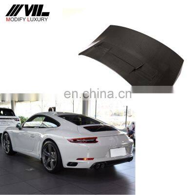 Modify Luxury 911 991 Dry Carbon Fiber Car Rear Trunk for Porsche 911 991 Carrera 4 S 4S Coupe 2-Door 2013-2018