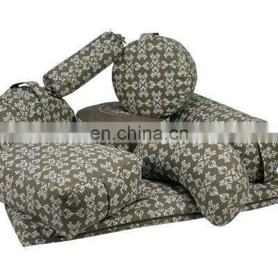 Best quality top sale Custom design printed Indian Made massage Meditation cushion set