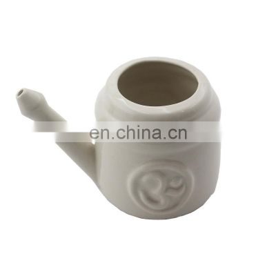 Indian bulk seller for nasal clearing Ceramic Jal Neti Pot