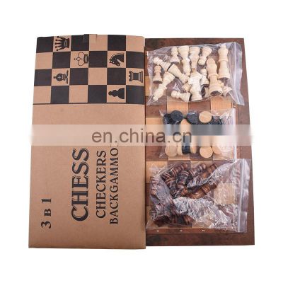 Amazon Wholesale Collapsible Tournament Luxury Chess Luxury Set Professional Custom Board Game