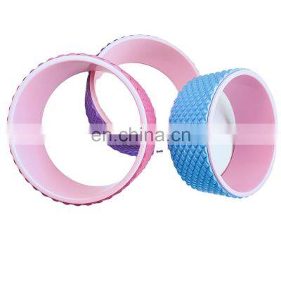 Custom Logo Durable Thick Fitness Eco Friendly Yoga Wheel Back Pain Color Abs Eva Massage Yoga Wheel