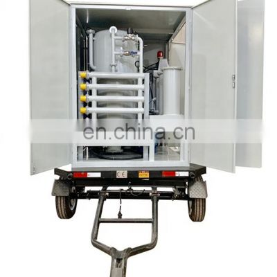 Trailer Mounted Transformer Oil Treatment Station ZYD-100 Dielectric Oil Purifier