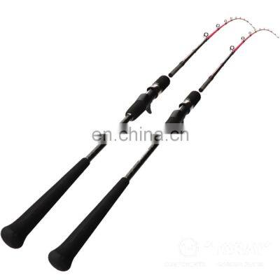 high quality carbon fishing fuji rod two sections slow jigging rod with part Fuji components