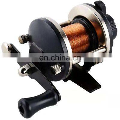 Mirror painting bait casting ice drum fishing reel