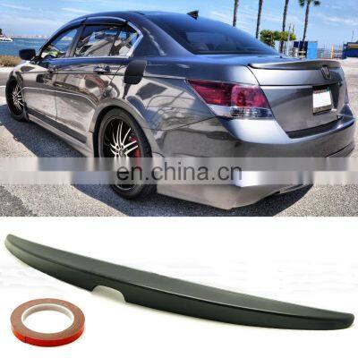 Auto Accessories Japanese Car Rear Spoiler Gloss Black Rear Trunk Wing Spoilers For Accord 2008 2012 photo-5