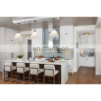 Factory Supply Luxury Modern Design Customized Melamine Lacquer Wood Modular Kitchen Cabinet