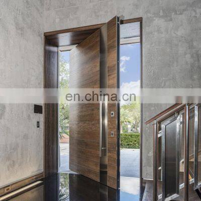 Solid Wood Hinge Doors Modern Simple Design Interior Entry Doors Pivot Door