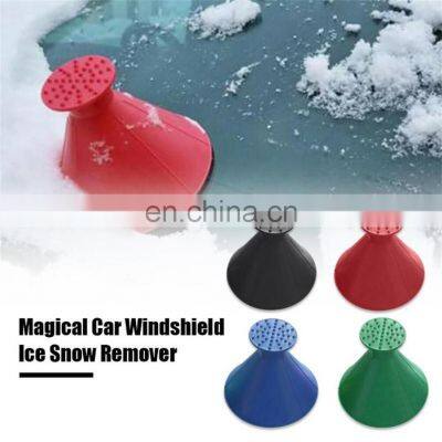 Promotional Detachable Ice Snow Removal Equipment Car Window Funnel Ice Scraper Eiskratzer Snow Shovels photo-2