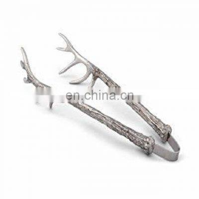 metal designer fancy ice tong