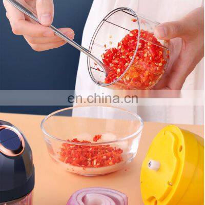 New Vegetable Portable Multifunctional Automatic USB Wireless Electric Mini Food Chopper photo-4