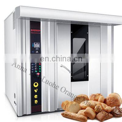 OrangeMech Automatic Door type electric/gas/diesel oil Diesel gas rotary oven baking oven