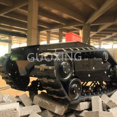 Safari-880T Rubber Tracked Robot Vehicle Tank Chassis Rubber Crawler Undercarriage photo-3