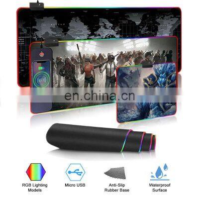 Mousepads Led xl Xxl Large Gaming Wireless Charger Blank Rgb Mouse Pad photo-4