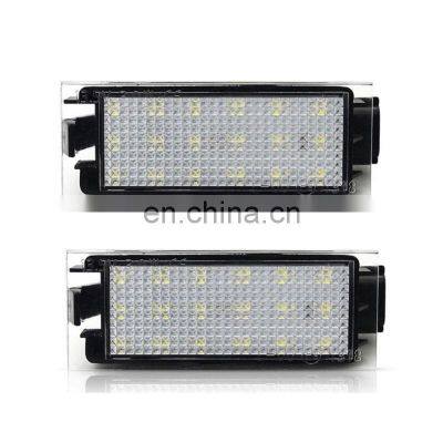 License plate light Car number lamp LED For Renault Clio III II Twingo II Megane II Laguna III Velsatis Master 2 Pieces Canbus