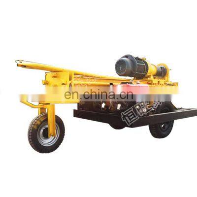 Trailer Mounted Water Well Drilling Rig Portable for China Factory Price