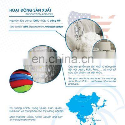 CF 100% Cotton USA Open End OE Yarn White 10s/1 for Fabric Made in Vietnam photo-5