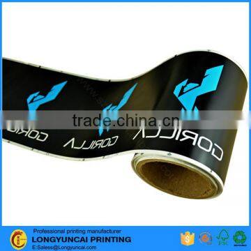 OEM logo printed removable UV protection vinyl sticker printing