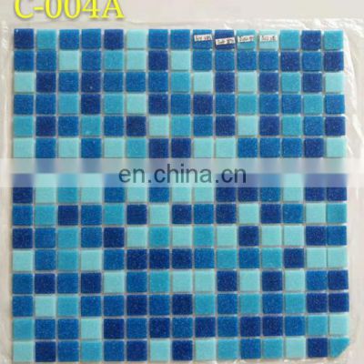 Non slip pool tiles swimming pool ceramic mosaic and glass tiles swimming pool tile for sale