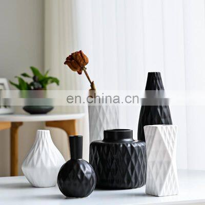 Скульптуры в нордском инс-стиле с матовым дизайном, модель человеческого тела, украшение для дома и комнаты, цветочный декоративный керамический ваз photo-4