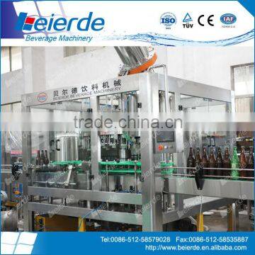 New type glass/plastic bottled vodka filling line/plant