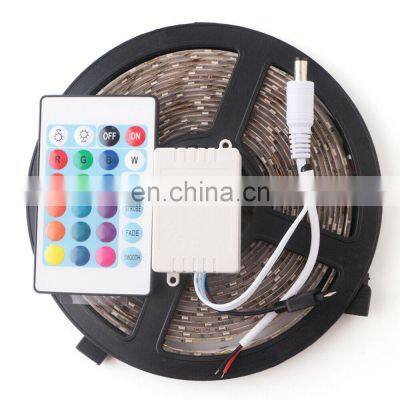 5M Waterproof RGB LED Strip Lamp 3528SMD 12V US EU AU UK Adapter Strip Lights photo-5
