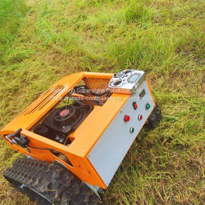 wireless robot mower, China remote control hillside mower price, remote control slope mower price for sale