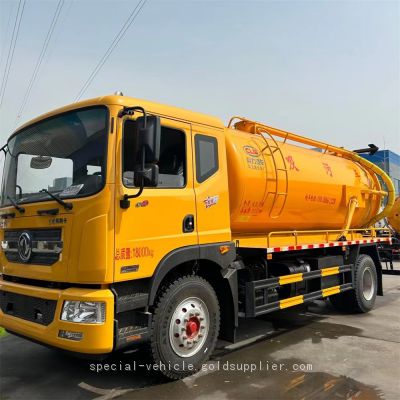 4 * 2 sewage pumping truck with a capacity of 15000L