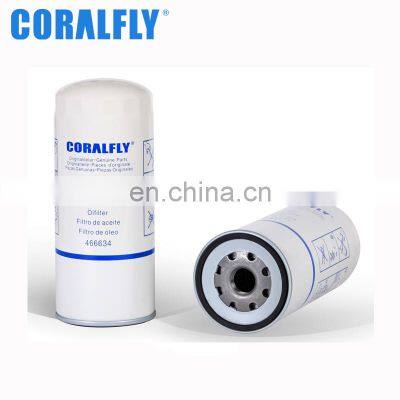 CORALFLY Diesel Engine Oil Filter 466634 H200W01 W11102/4 42537127 6884417