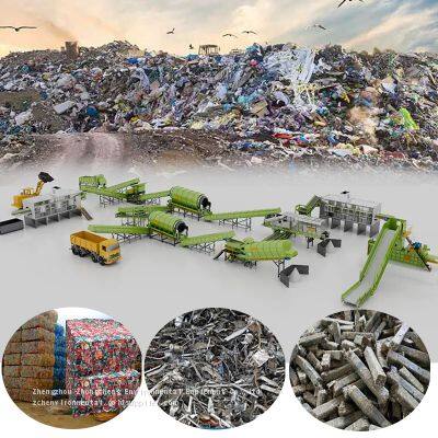 ZhengZhou ZhongCheng Environmental Equipment Municipal Solid Waste Sorting Machines Automatic Waste Sorting Machine