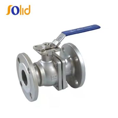 Stainless Steel CF8M WCB 2 Piece Flanged End Ball Valve